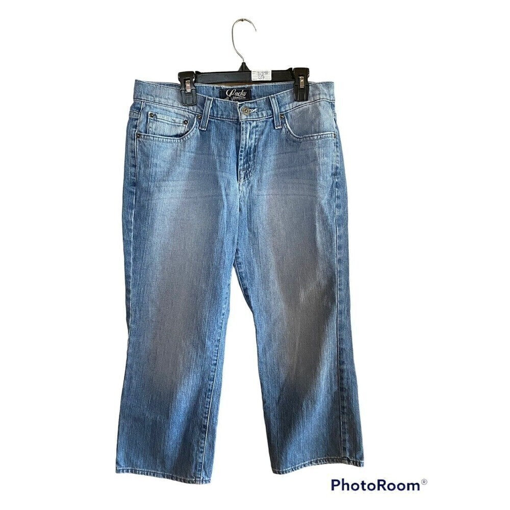 Lucky Brand Classic Rider Crop Denim Jeans. Sz.6/28